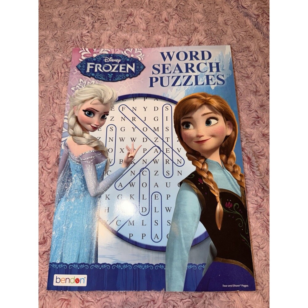Disney Frozen Word Search Puzzles BRAND NEW 42 Puzzles Paperback 96 pages (2014)